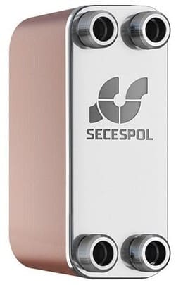 Теплообменник Secespol для гвс и отопления Secespol LA14-40-3/4" арт. 0201-0018