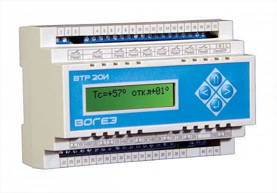 Мультипрограммный контроллер ВТР 20И для систем отопления, горячего водоснабжения и приточной вентиляции (снят с производства)